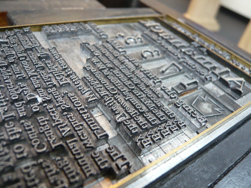 The Invention of the Printing Press (1440) (purdman1, Flickr, CC BY 2.0)