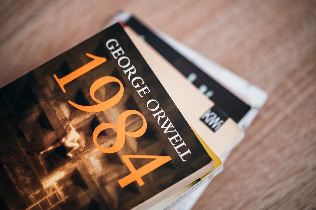 1984 by George Orwell (Ivan Radic, Flickr, CC BY 2.0)