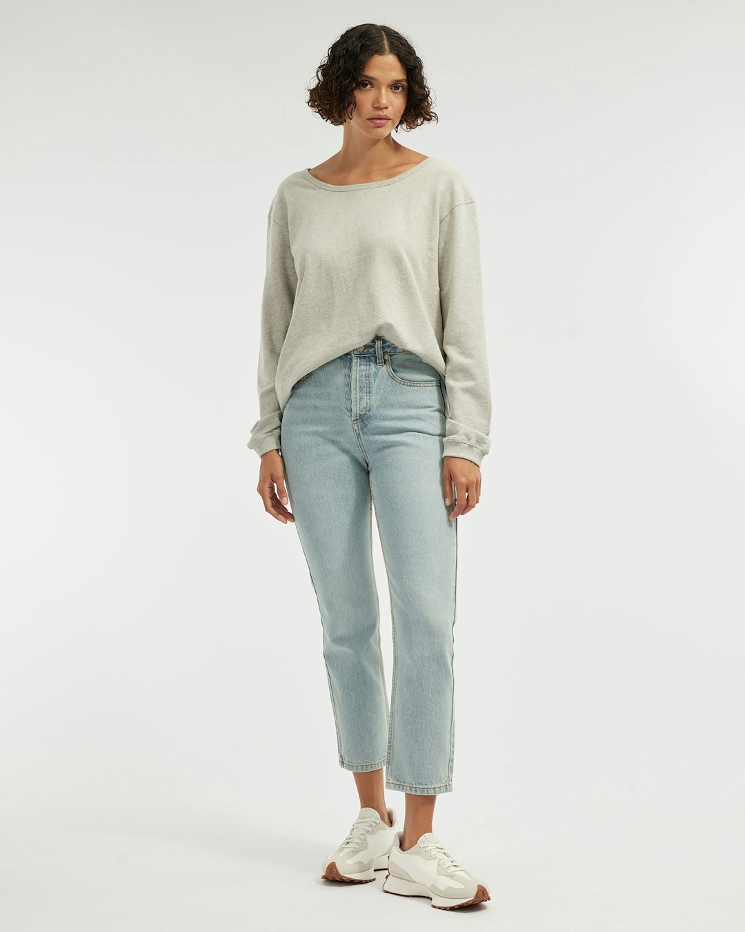 Straight-Leg Blue Jeans (Image Credits: Unsplash)
