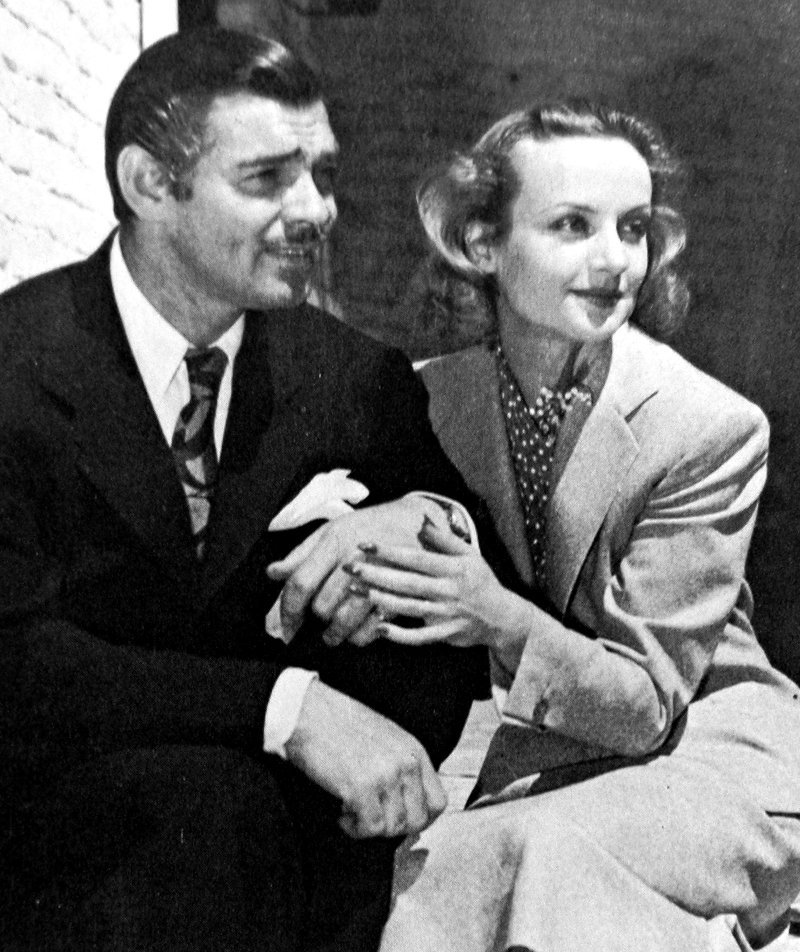 Clark Gable and Carole Lombard (Book: Clark Gable: A Personal Portrait , by Kathleen Gable, Prentice-Hall

Transferred from en.wikipedia by SreeBot, Public domain)