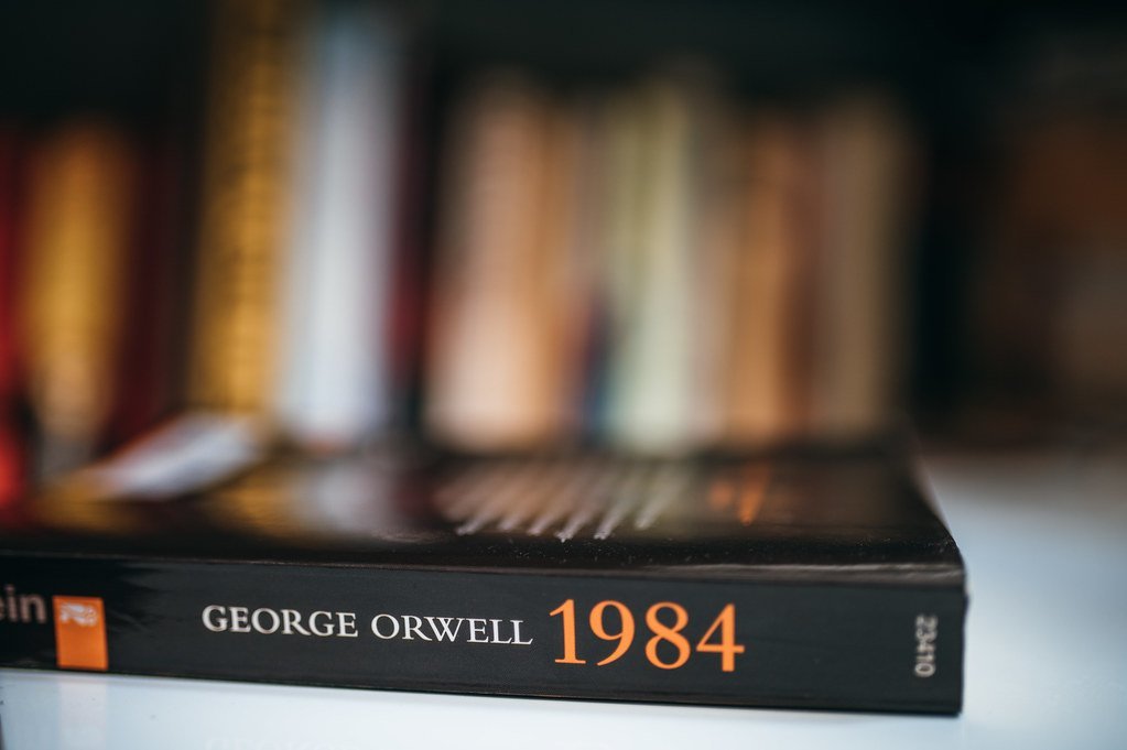 1. 1984 by George Orwell (Ivan Radic, Flickr, CC BY 2.0)