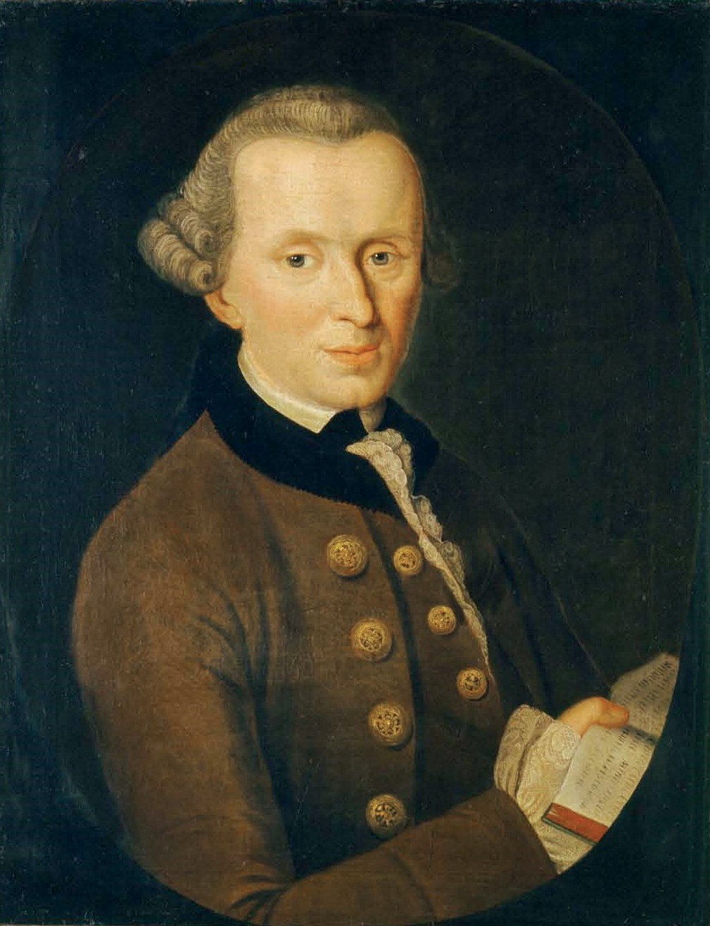 Groundwork of the Metaphysics of Morals by Immanuel Kant (By Johann Gottlieb Becker (1720-1782), Public domain)