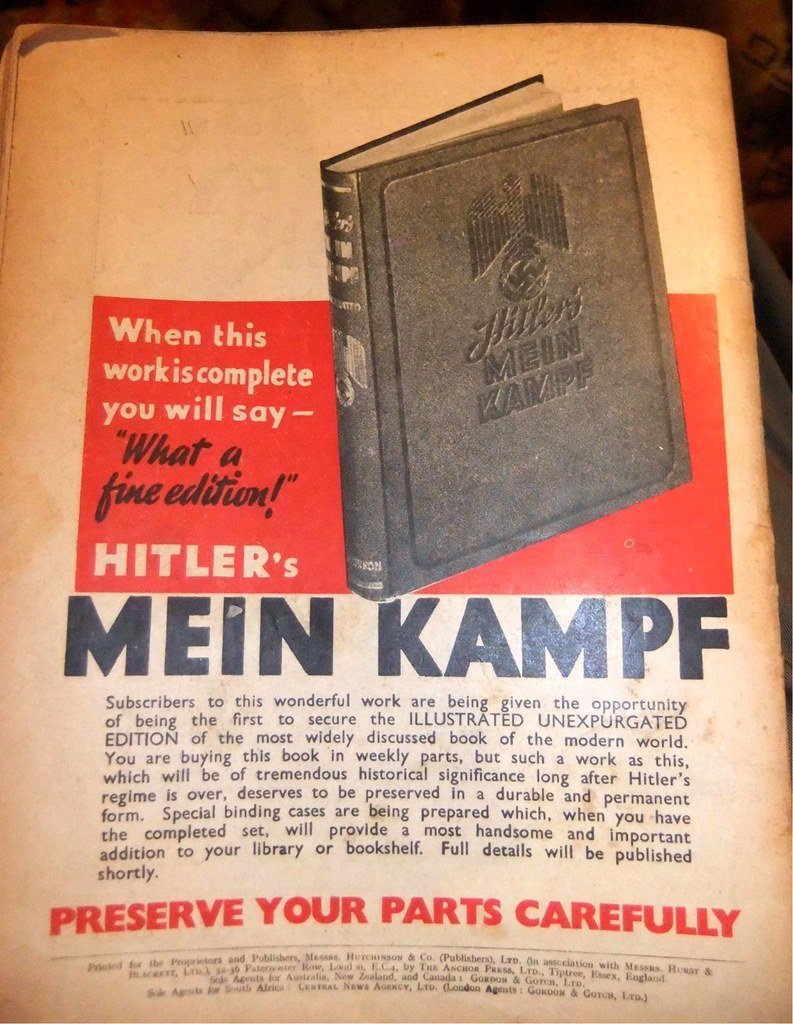 1. Mein Kampf by Adolf Hitler (Gwydion M. Williams, Flickr, CC BY 2.0)