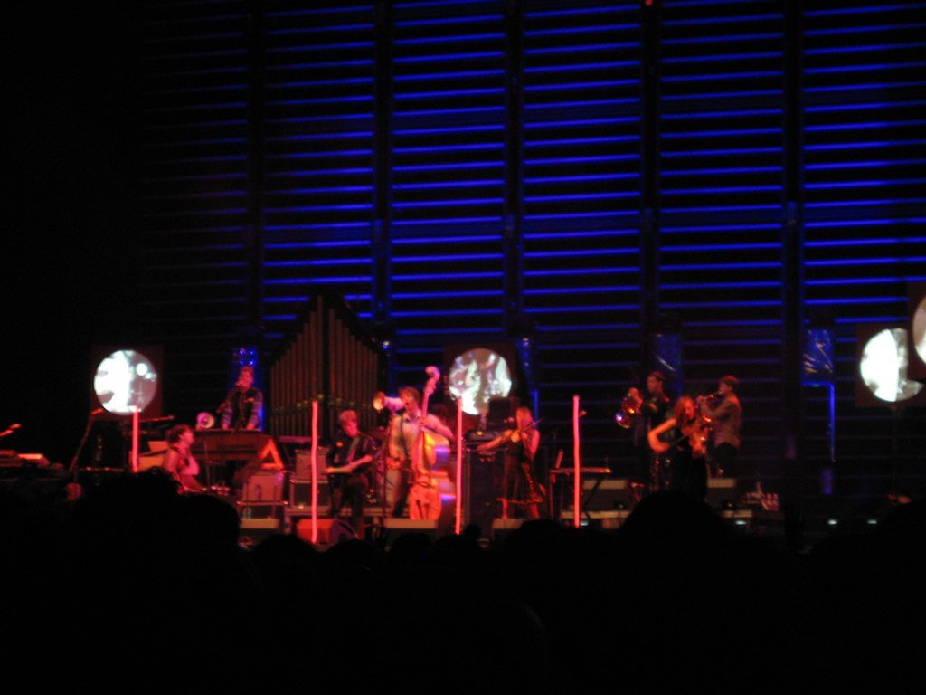 Arcade Fire at Coachella, 2011 (tammylo, Flickr, CC BY 2.0)