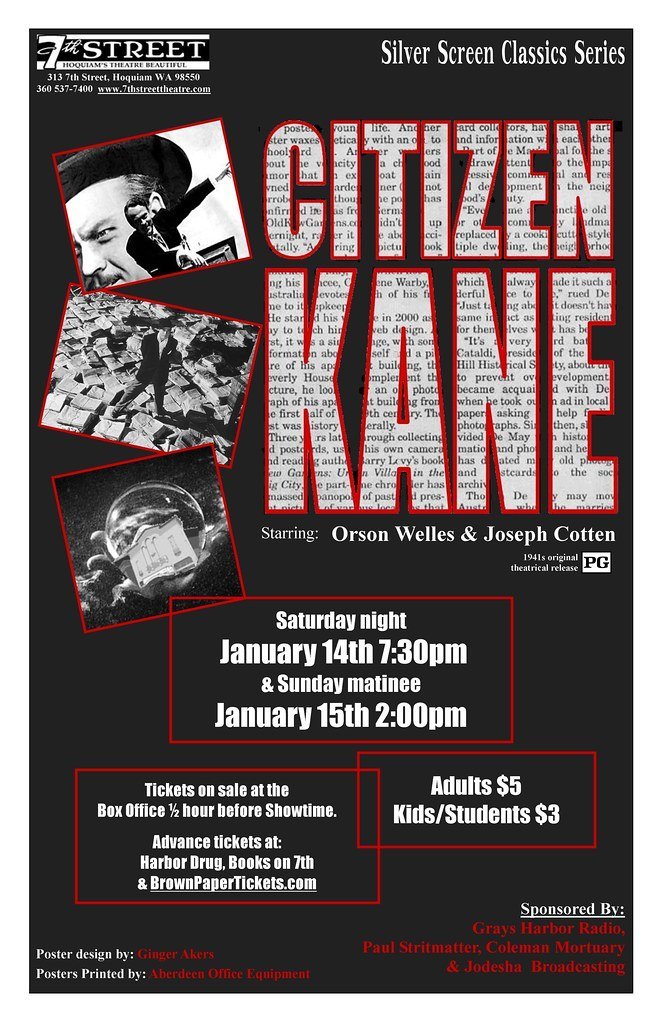 4. Citizen Kane (1941) (7th Street Theatre, Flickr, CC BY 2.0)