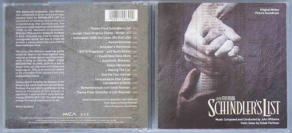 5. Schindler’s List (1993) (cdrummbks, Flickr, CC BY 2.0)