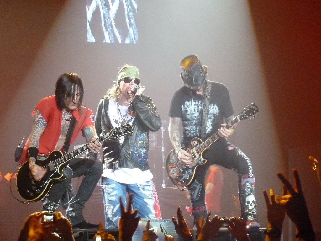 9. Sweet Child O Mine by Guns N Roses (Carlos Varela, Flickr, CC BY 2.0)