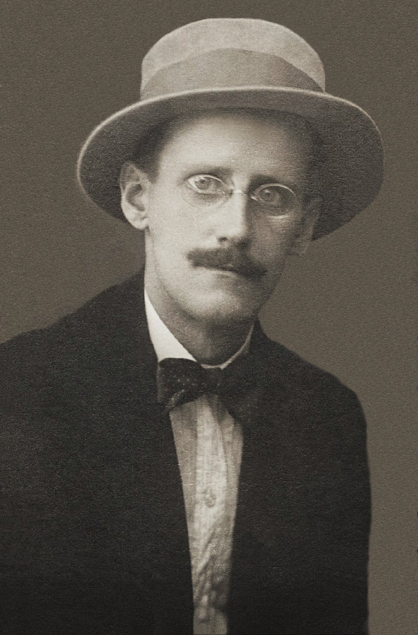 4. Ulysses by James Joyce (By James_Joyce_by_Alex_Ehrenzweig,_1915_restored.jpg: *James_Joyce_by_Alex_Ehrenzweig,_1915.jpg: Alex Ehrenzweig
derivative work: RedAppleJack (talk)
derivative work: Missionary (talk), Public domain)