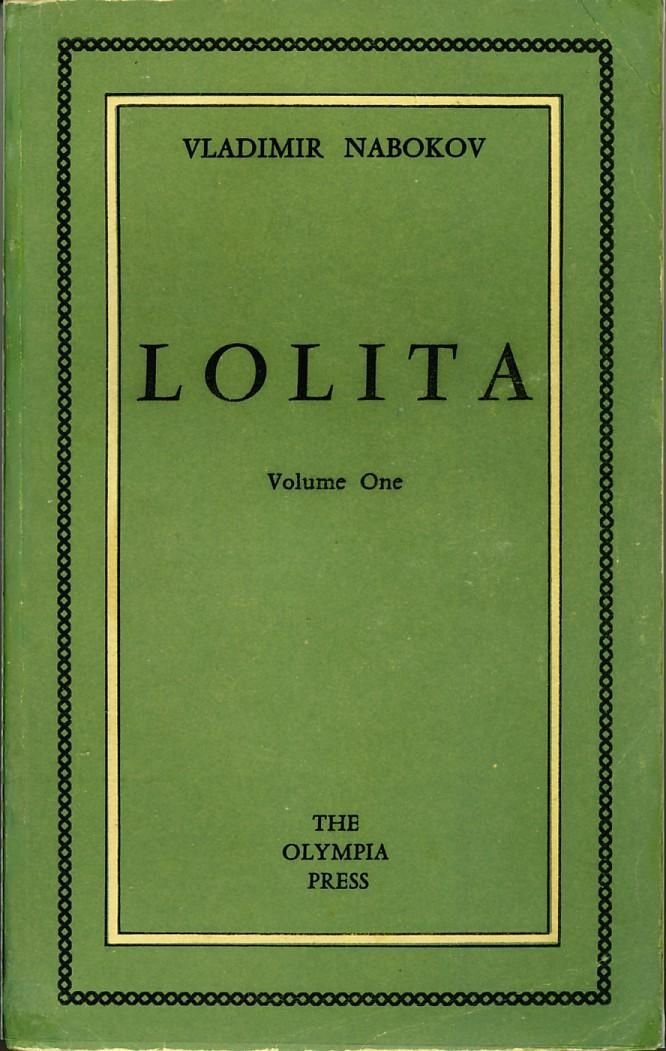 5. Lolita by Vladimir Nabokov (By Olympia Press, Public domain)