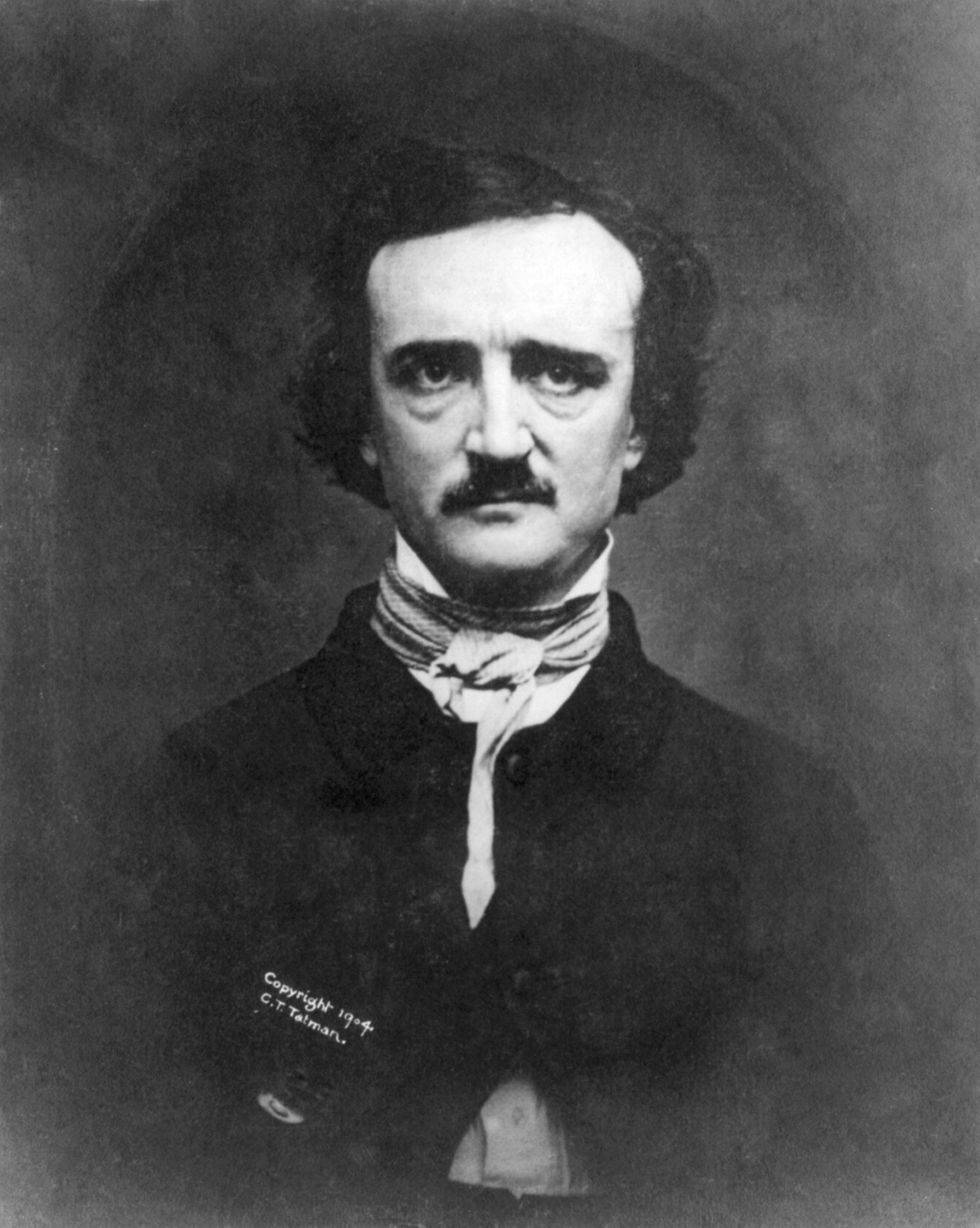Edgar Allan Poe (LoC "Famous People" collection, Library of Congress, Prints and Photographs Division, Reproduction Number: LC-USZ62-10610, Public domain)