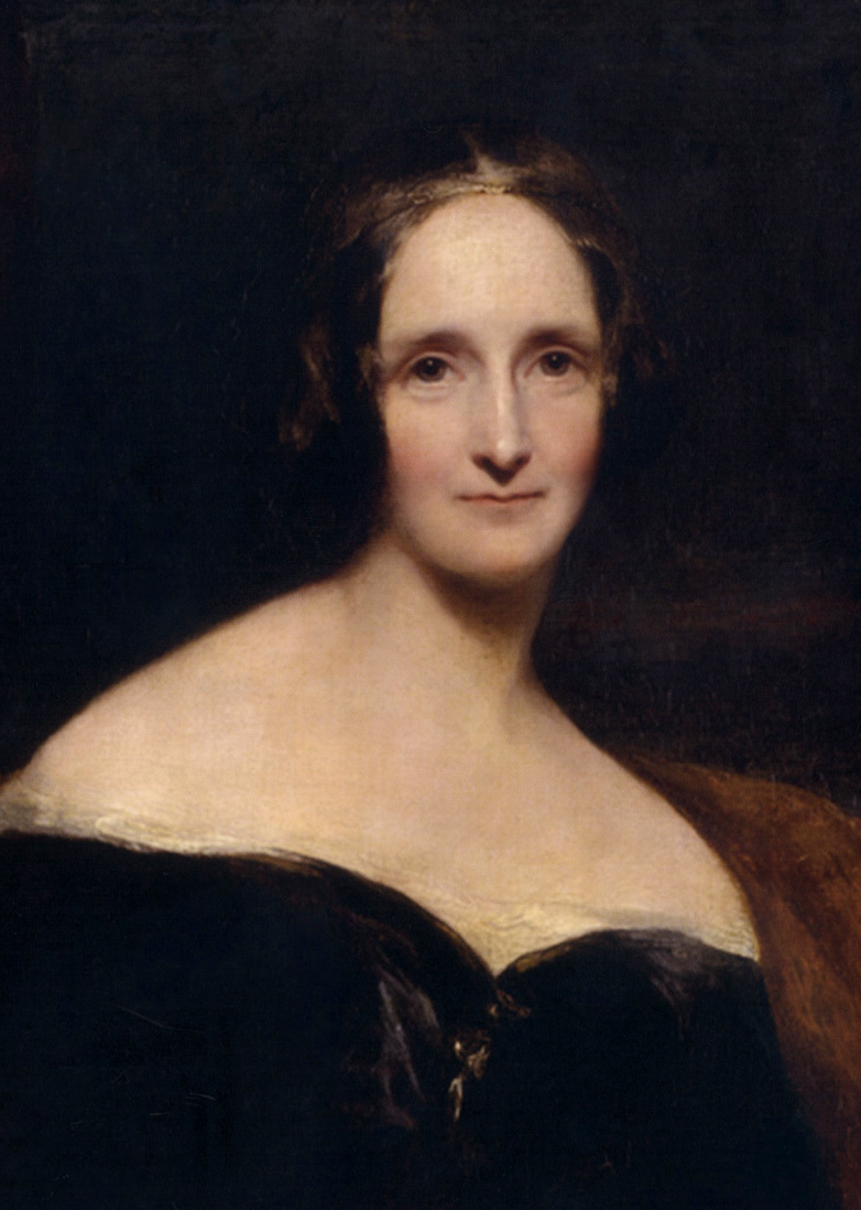 Mary Shelley (By Richard Rothwell, Public domain)