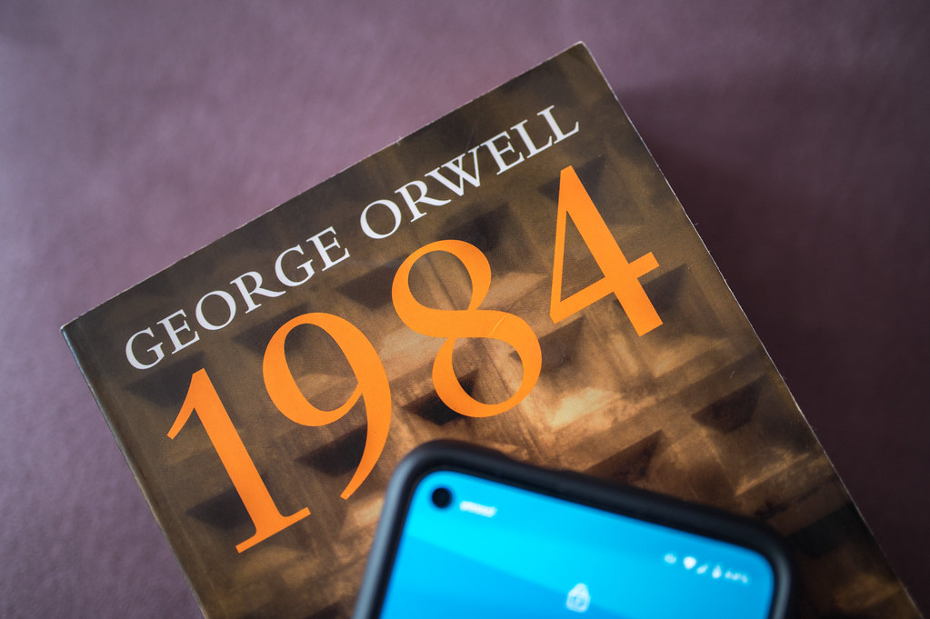 1984 by George Orwell (Ivan Radic, Flickr, CC BY 2.0)