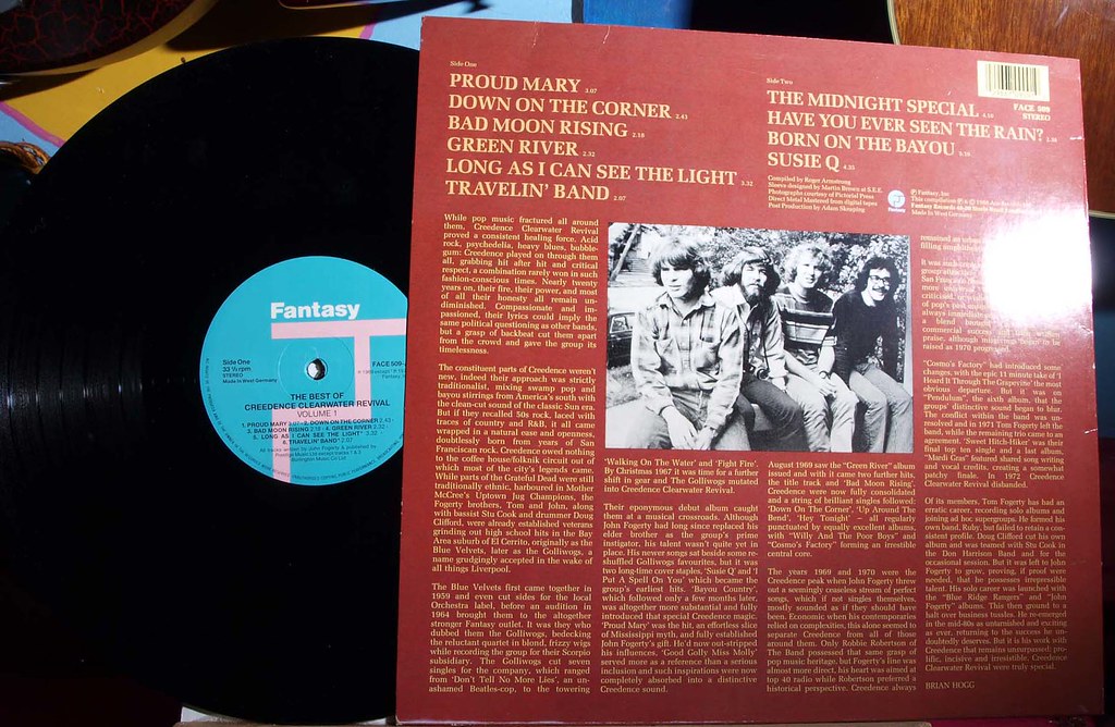 Fortunate Son by Creedence Clearwater Revival (badgreeb RECORDS - art -photos, Flickr, CC BY-SA 2.0)