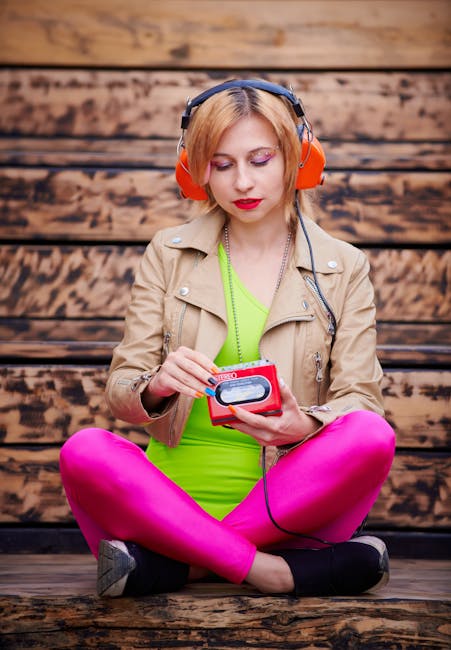 Shoulder Pads and Neon Define Everyday Fashion (Image Credits: Pexels)