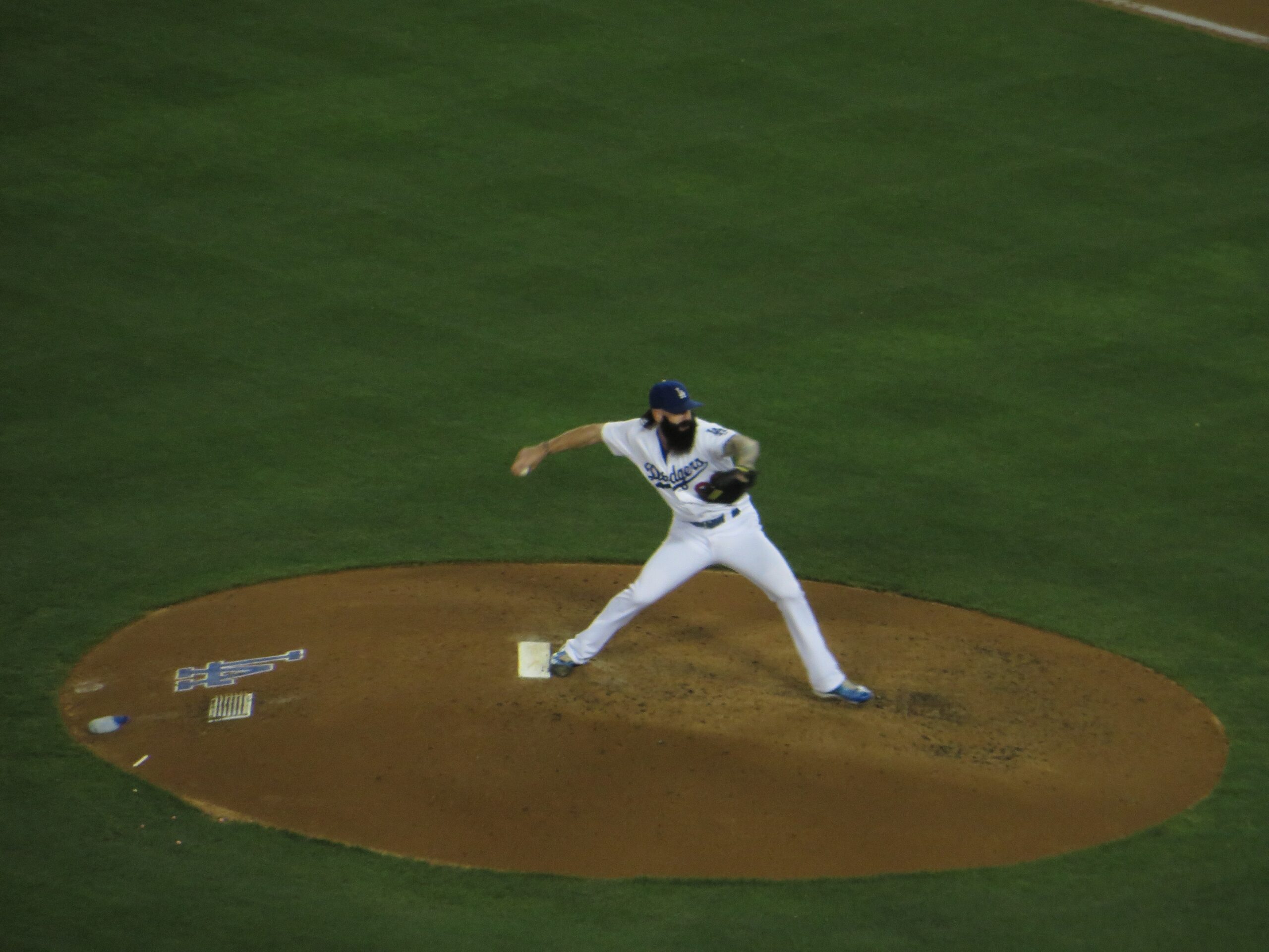 12. Tommy John (Brian Wilson, St. Louis Cardinals 0, Los Angeles Dodgers 0, Dodger Stadium, Los Angeles, California, CC BY-SA 2.0)